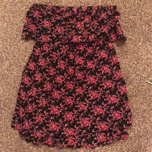 Hazel floral flowy tube top